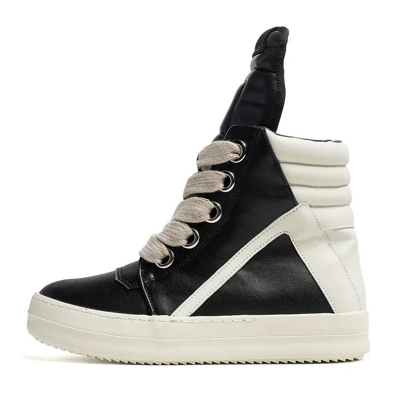2024 Nuevos hombres inspiradores pareja pan belleza estadounidense súper popular versátiles zapatillas de mesa altas altas