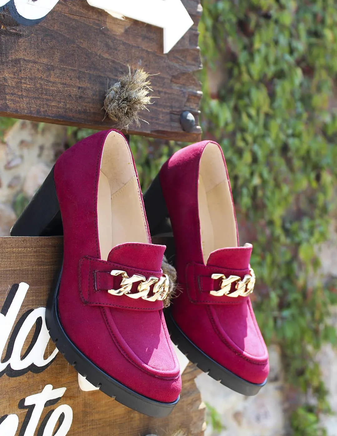 6638 MOCASÍN CON TACÓN PILAR