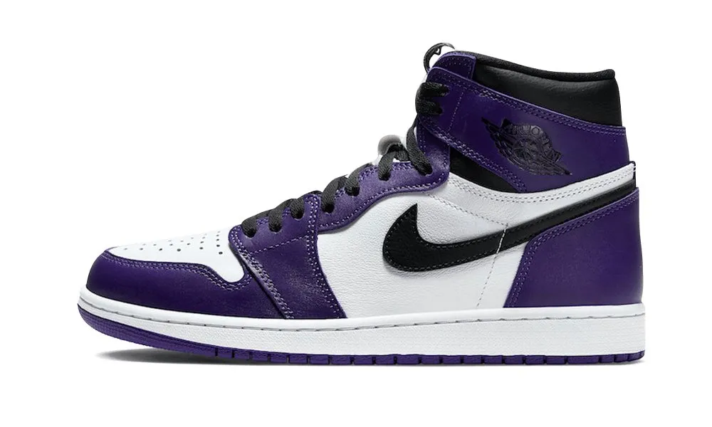 AIR JORDAN 1 RETRO HIGH COURT PURPLE WHITE