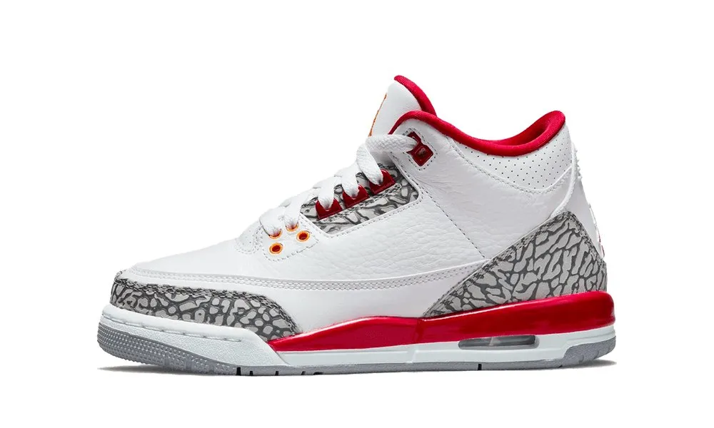 AIR JORDAN 3 RETRO CARDINAL RED GS