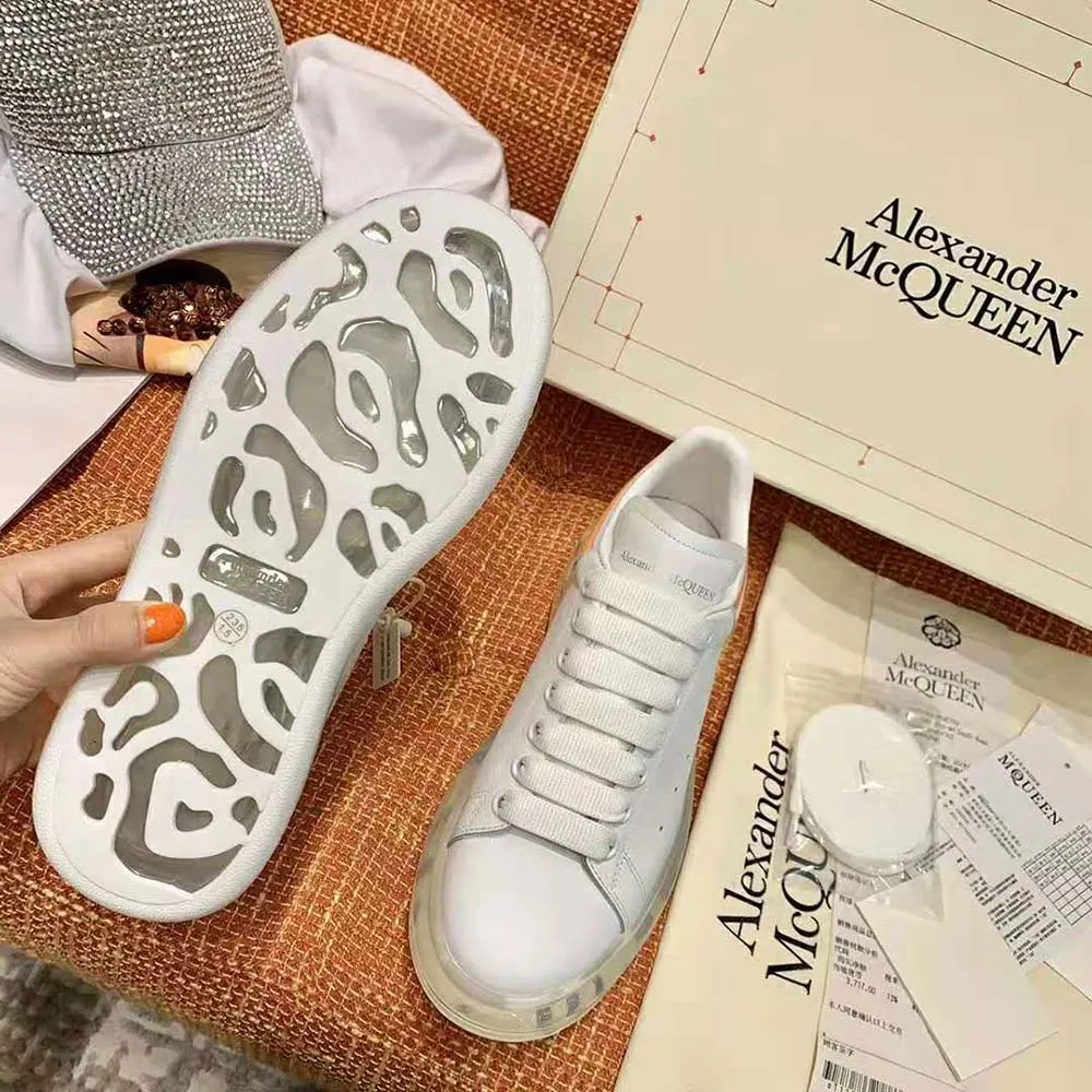 ALEXANDER MCQUEEN ZAPATILLAS DE DEPORTE EXTRAGRANDES PARA MUJERAZUL