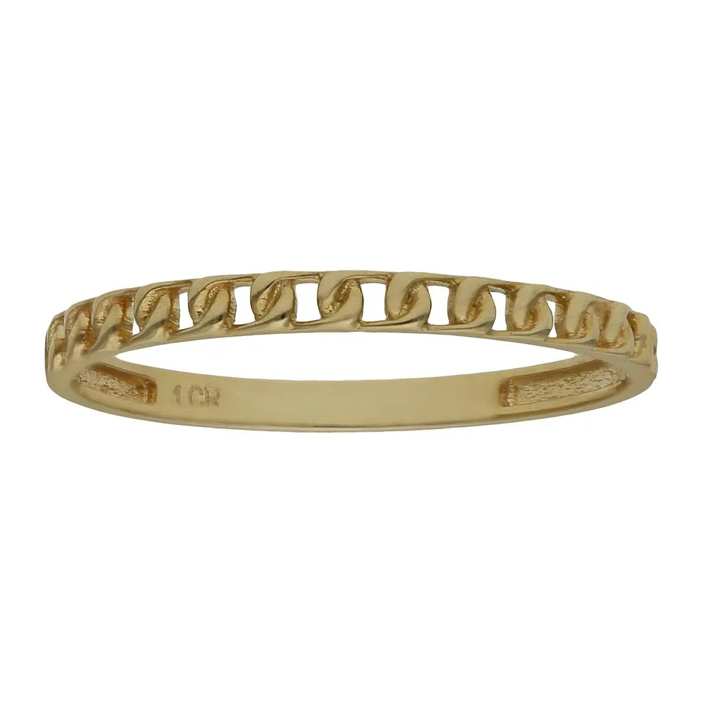 Anillo Oro Cadena
