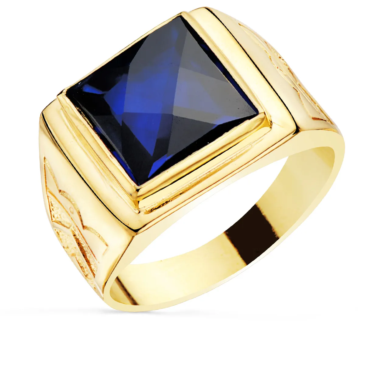 Anillo Oro Sello de Hombre