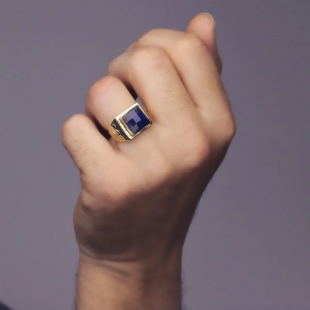 Anillo Oro Sello de Hombre