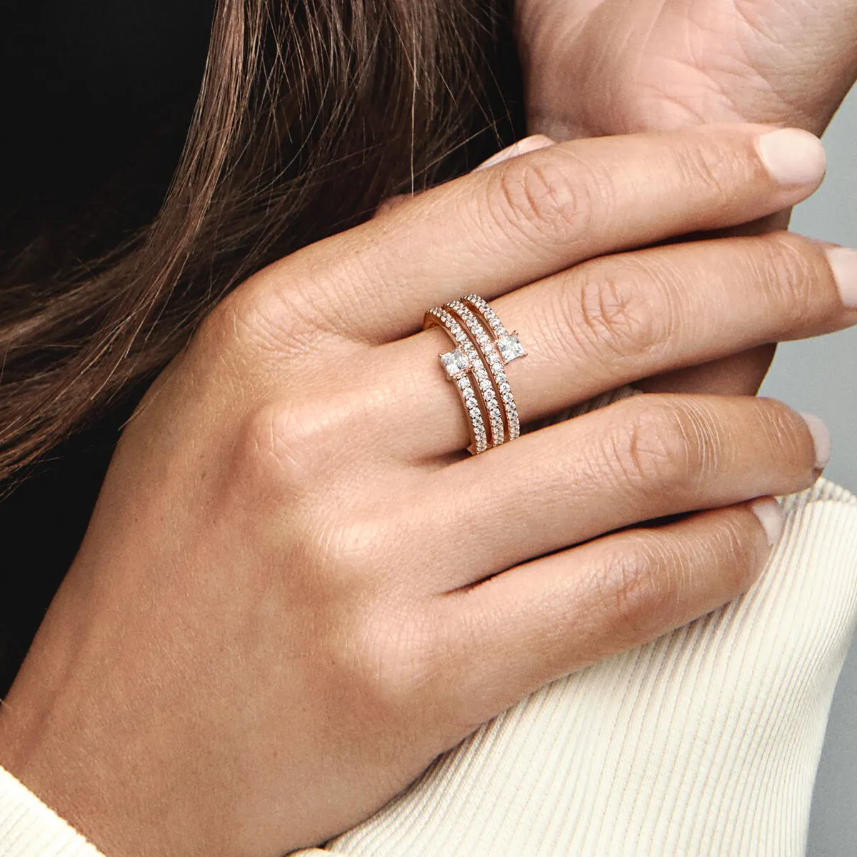 Anillo Triple Espiral 180051C01
