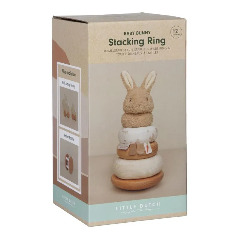 Anillos Apilables blanditos Baby Bunny · Little Dutch