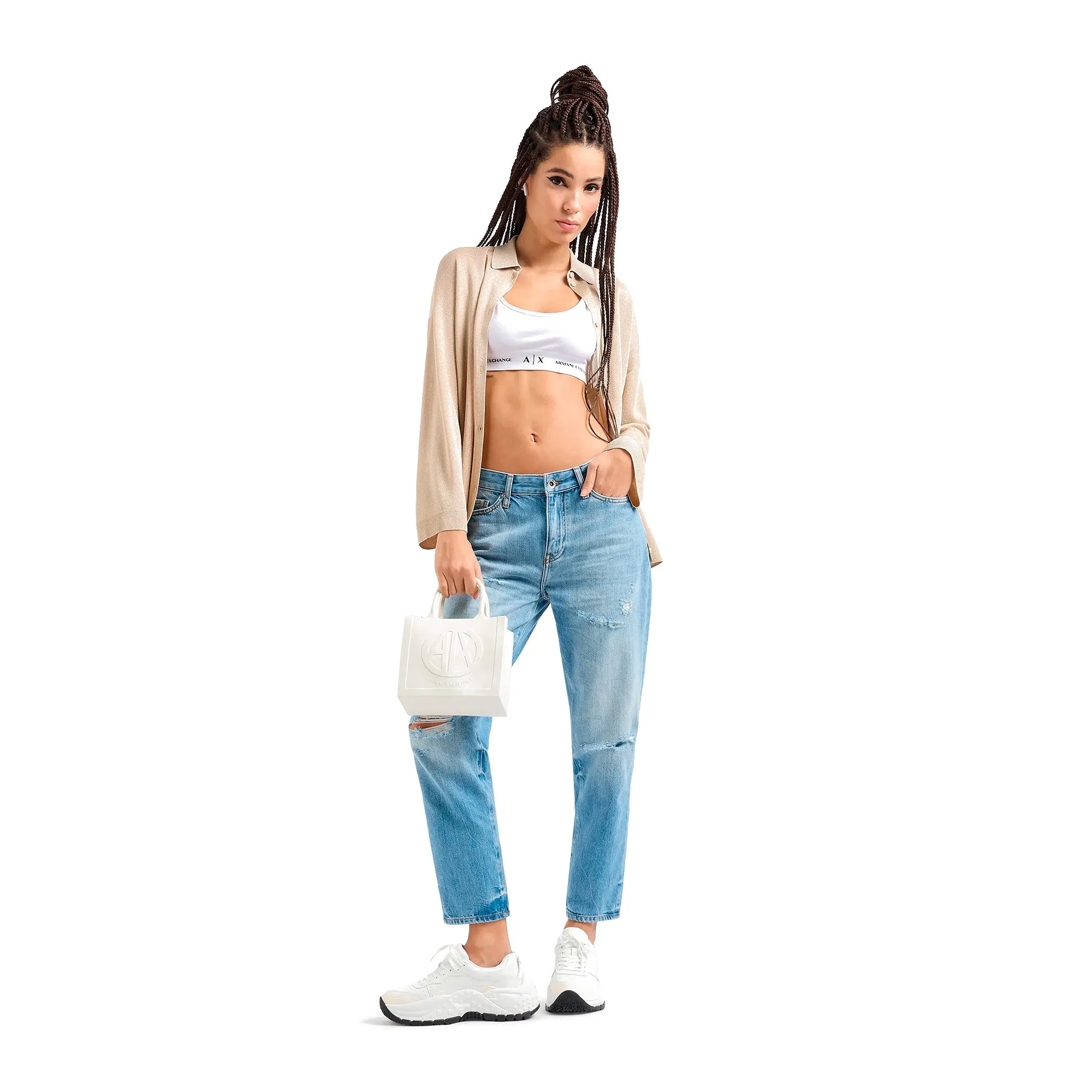 ARMANI EXCHANGE Bolsos 12911 OFF WHITE