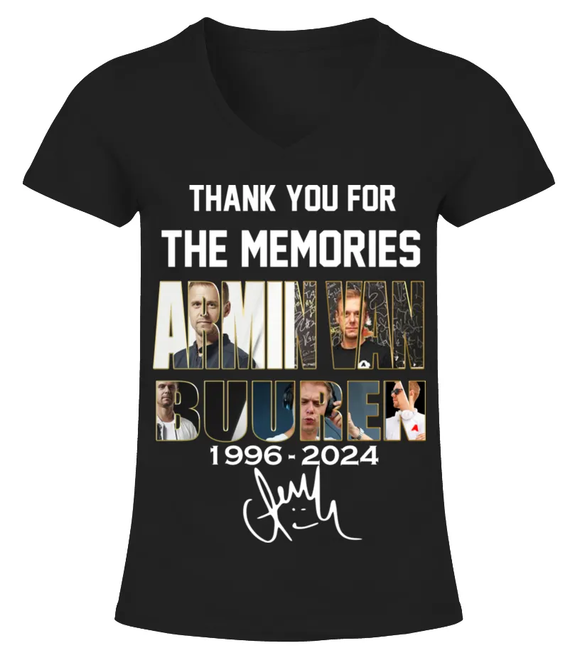 ARMIN VAN BUUREN 19962024 CAMISETA CUELLO PICO MUJER