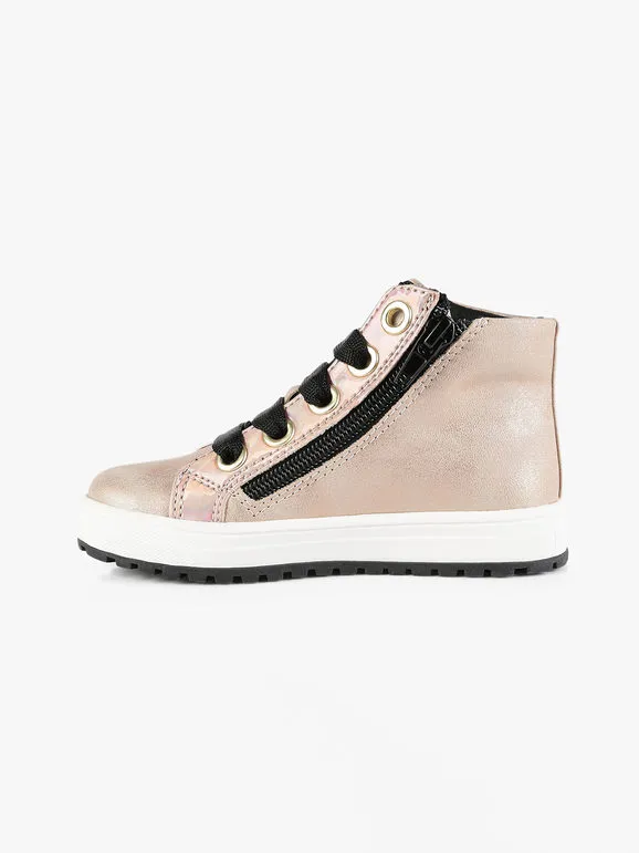 Asso Zapatillas altas para niñas con corazones