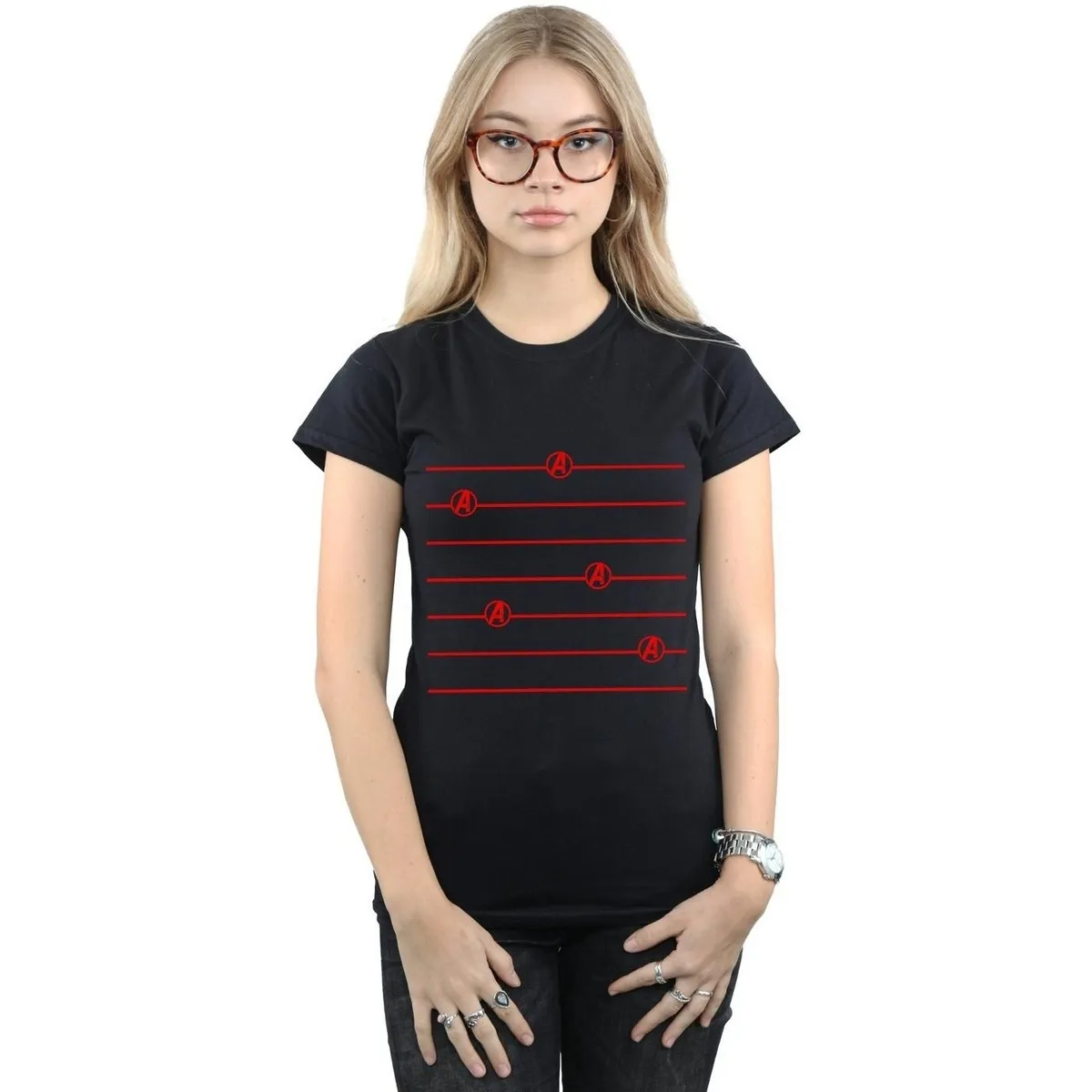 Avengers Endgame Logo Stripes