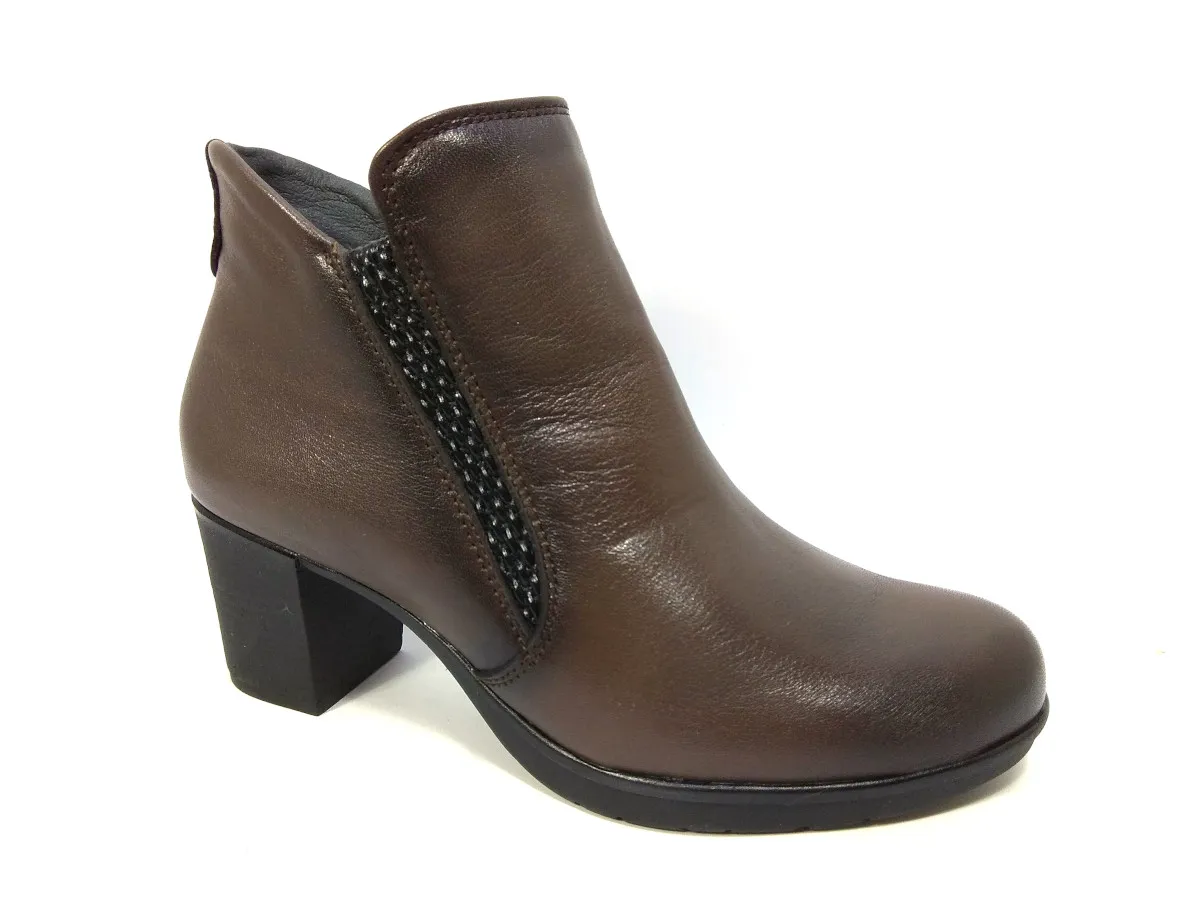 Baerchi Botín combi tacón 6cm PE 38355 Taupe