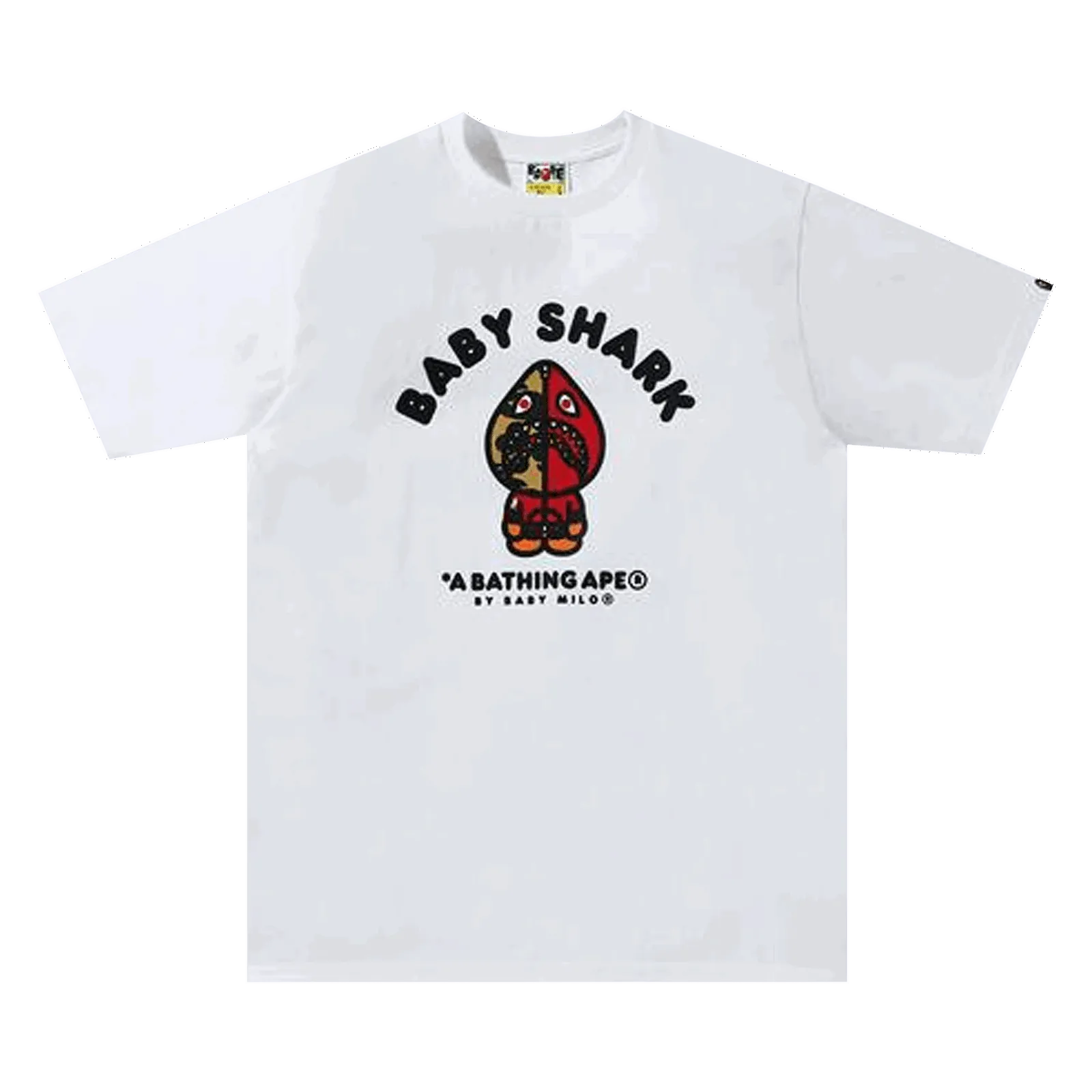 BAPE Baby Milo Shark College Tee