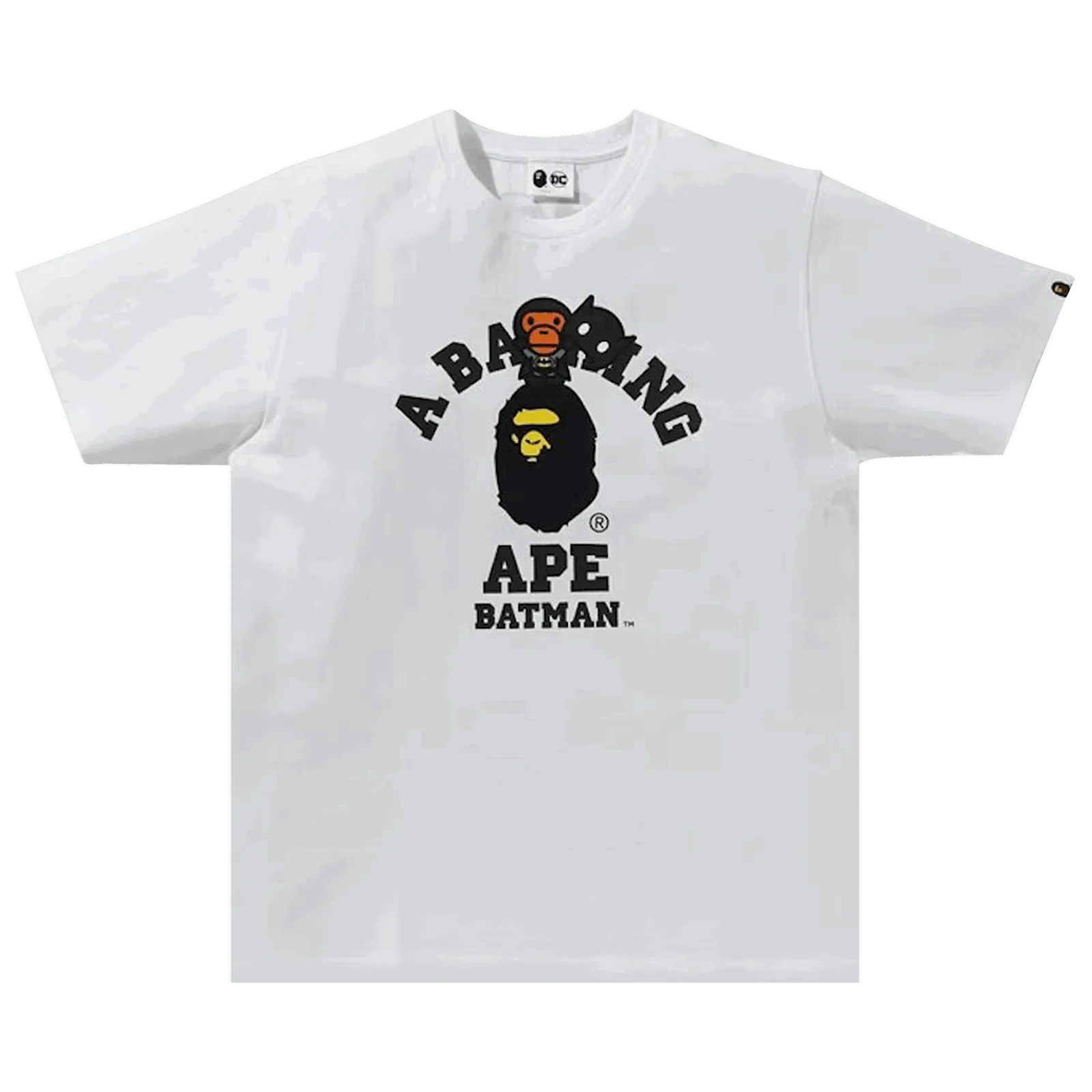 BAPE x DC Baby Milo Batman College Tee