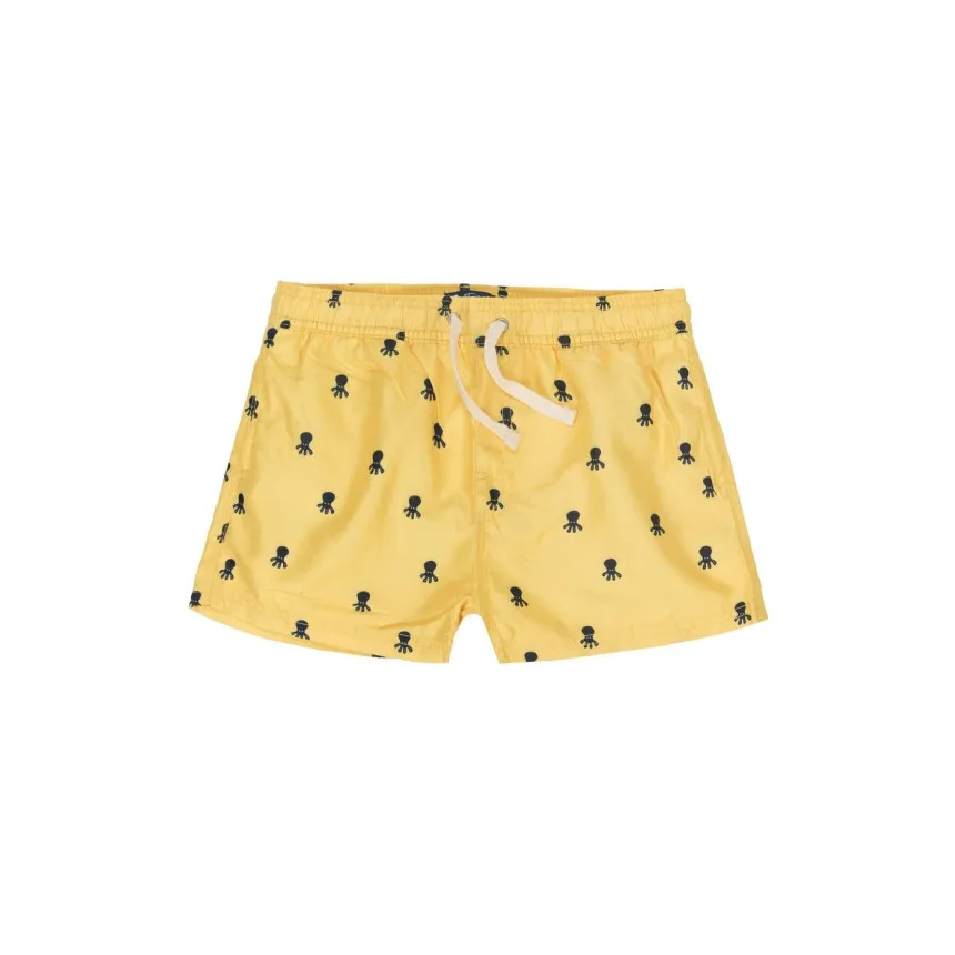 Bañador El Pulpo All Over Para Niños En Amarillo