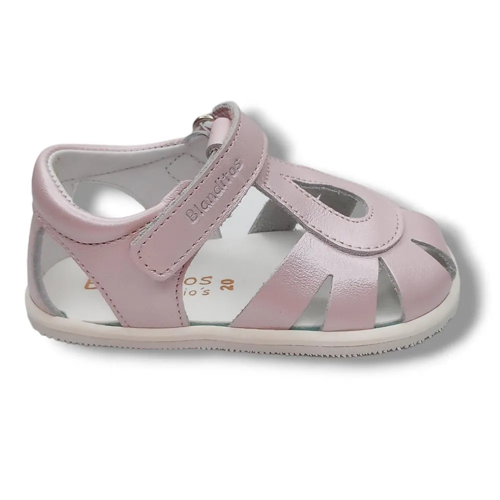 BLANDITOS BY CRIO’S SANDALIA CERRADA NIñA GOTA CUARZO24 241/C1026 ROSA CORDONETS