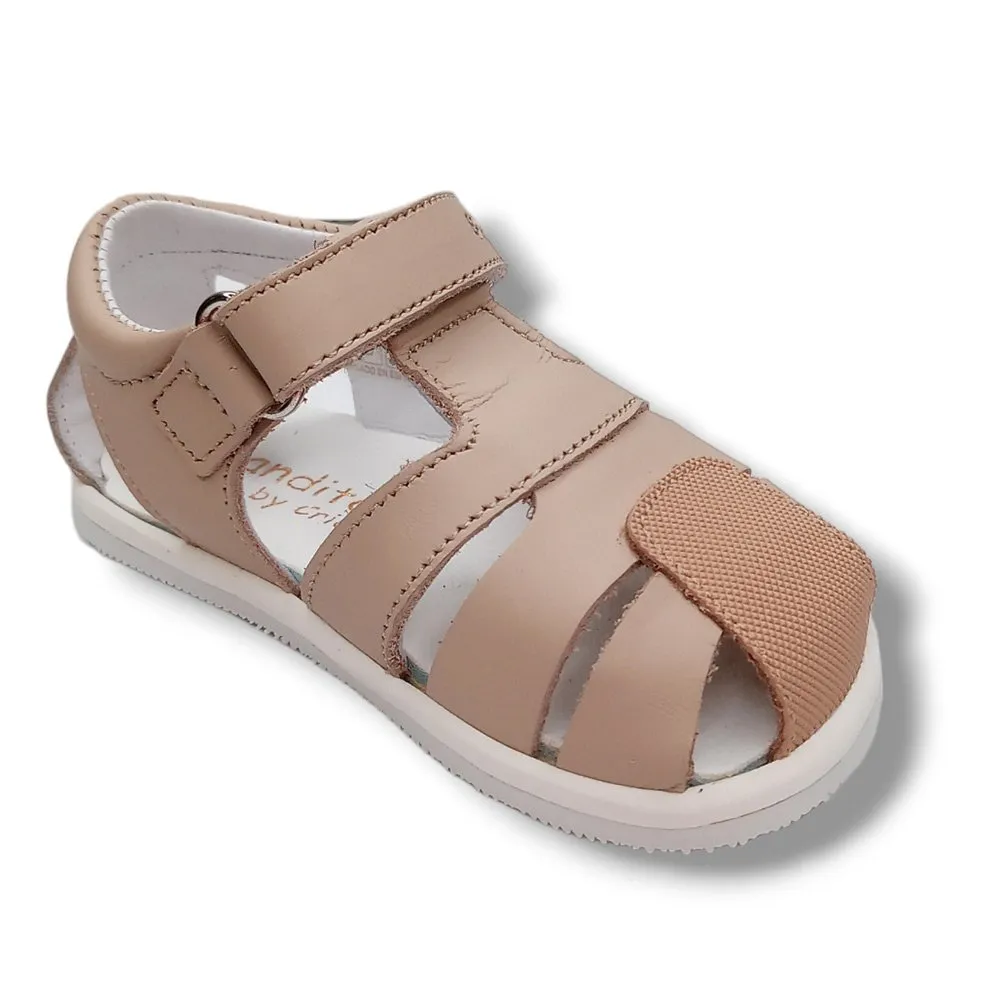 BLANDITOS BY CRIO’S SANDALIA CERRADA NIñO ISLA BMARFIL24 241/C1028 ARENA CORDONETS