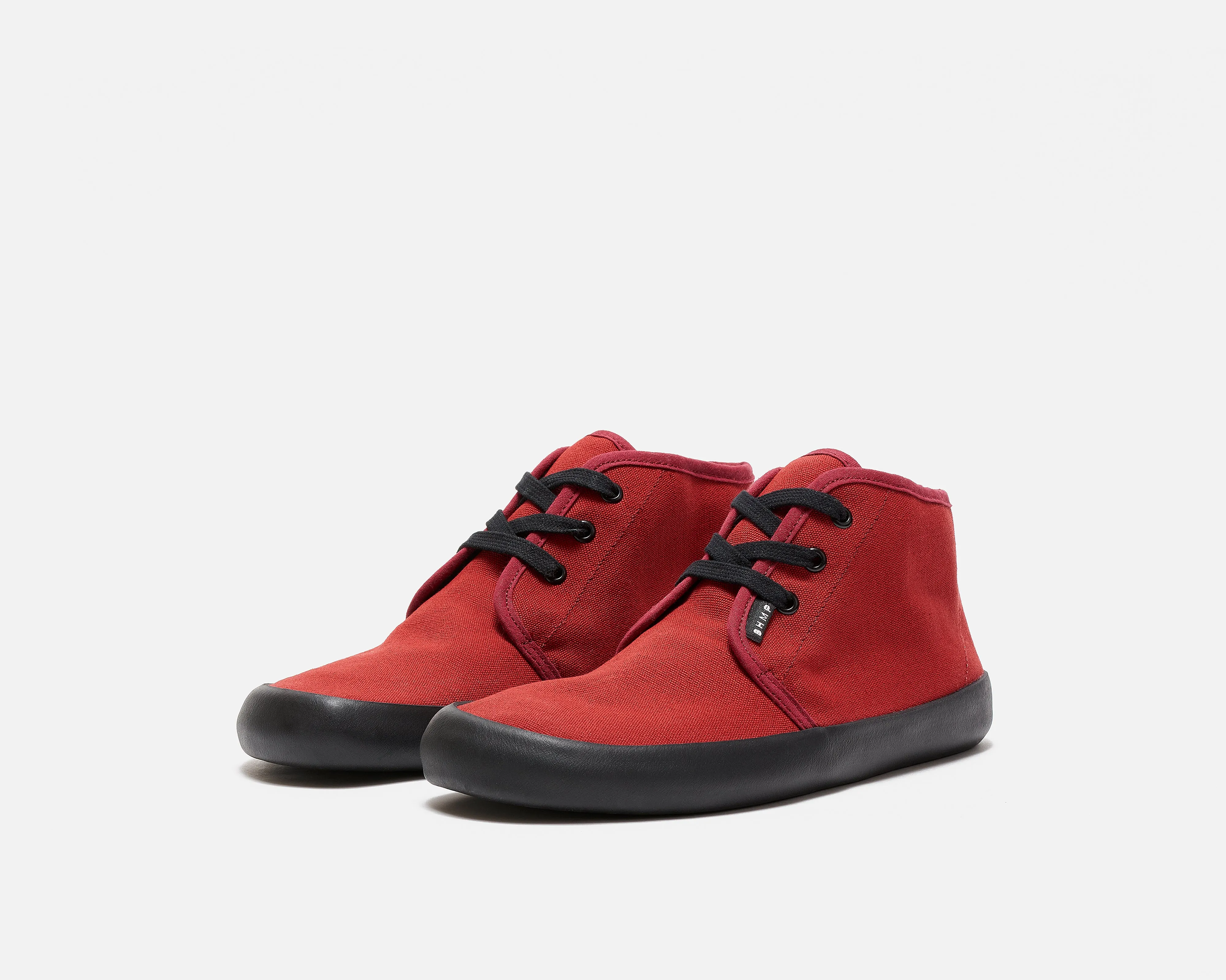 BOHEMPIA  ZELEK 2.0 BURGUNDY & BLACK BOTINES DE CORDONES