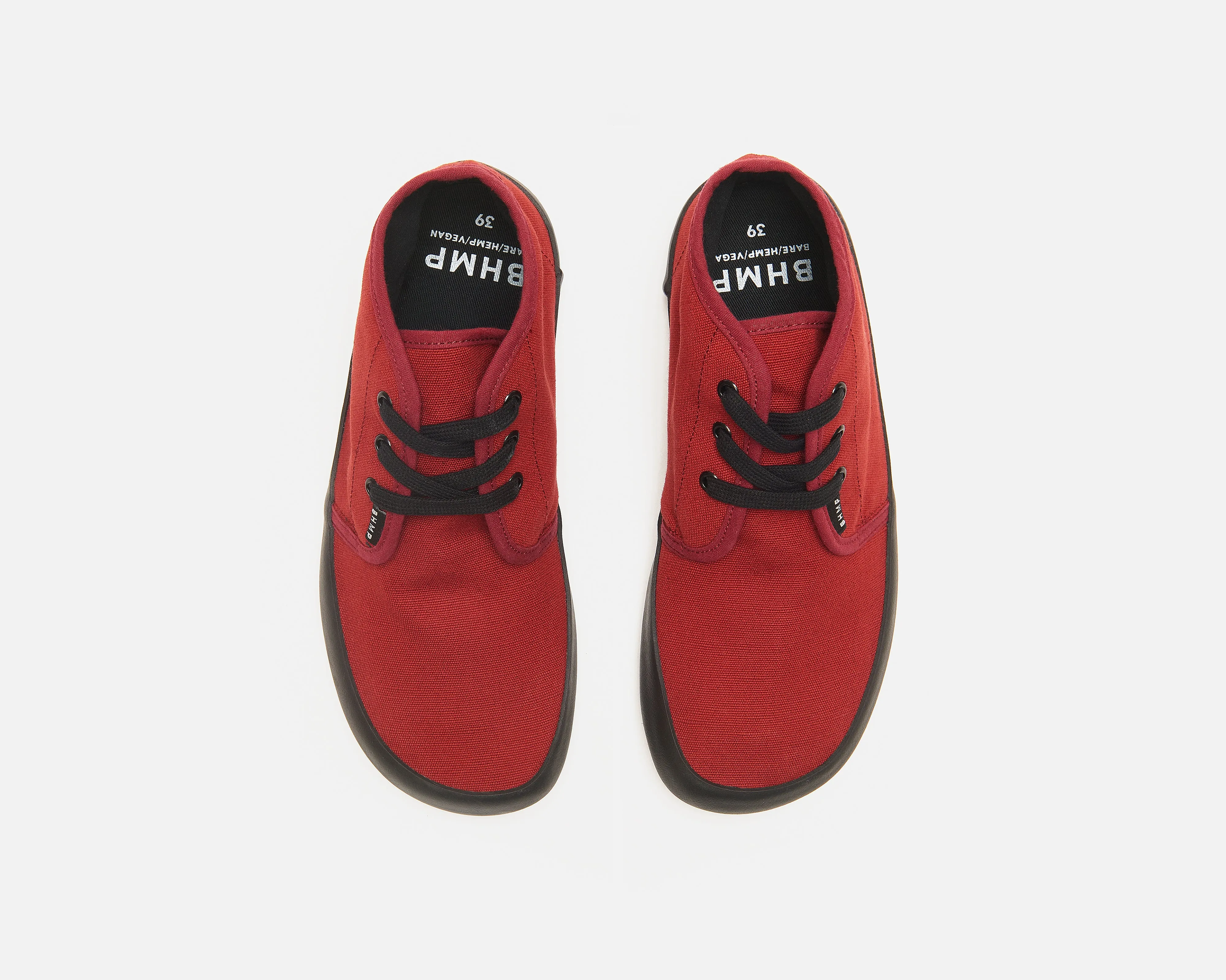 BOHEMPIA  ZELEK 2.0 BURGUNDY & BLACK BOTINES DE CORDONES
