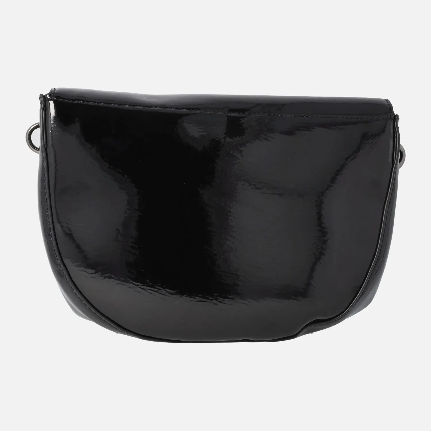 Bolsos bandolera en charol negro con remaches Giuliana