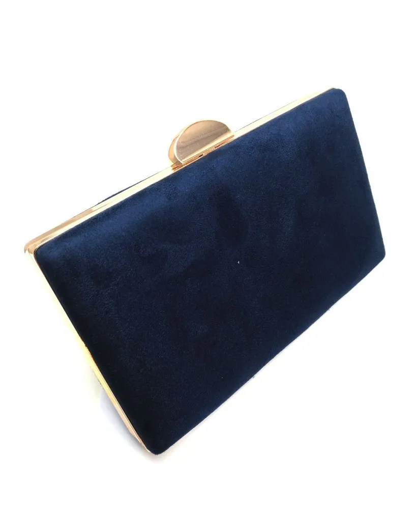 BOLSOS DE FIESTA AZUL MARINO CLUTCH