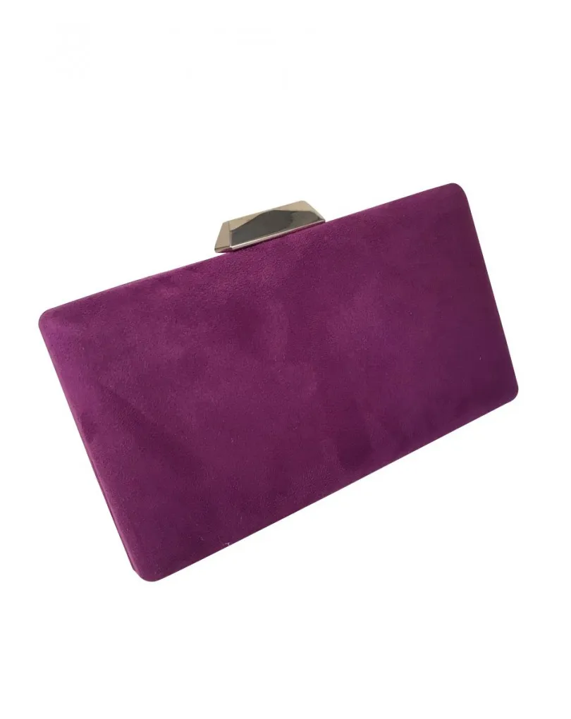 BOLSOS DE FIESTA MORADOS Y PLATEADO