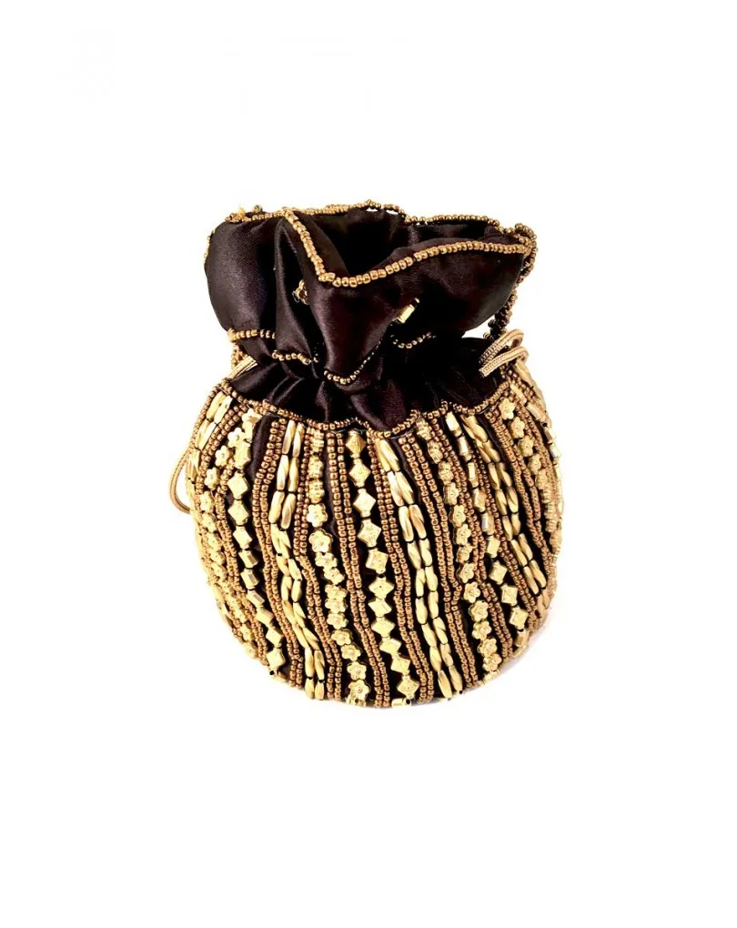 BOLSOS DE FIESTA ORIGINALES BOMBONERAS NEGRAS