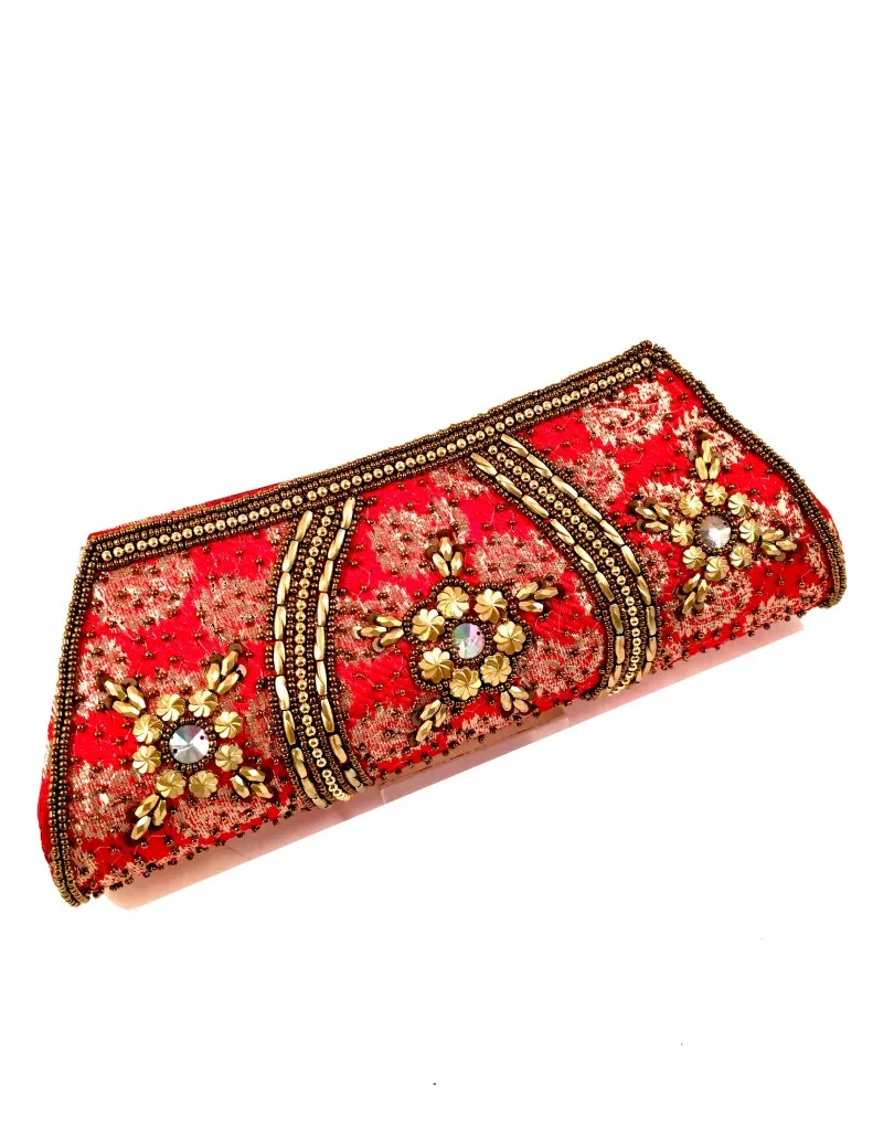 BOLSOS DE FIESTA ORIGINALES COLOR ROJO