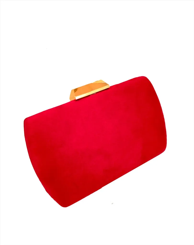BOLSOS DE FIESTA ROJO EN ANTELINA