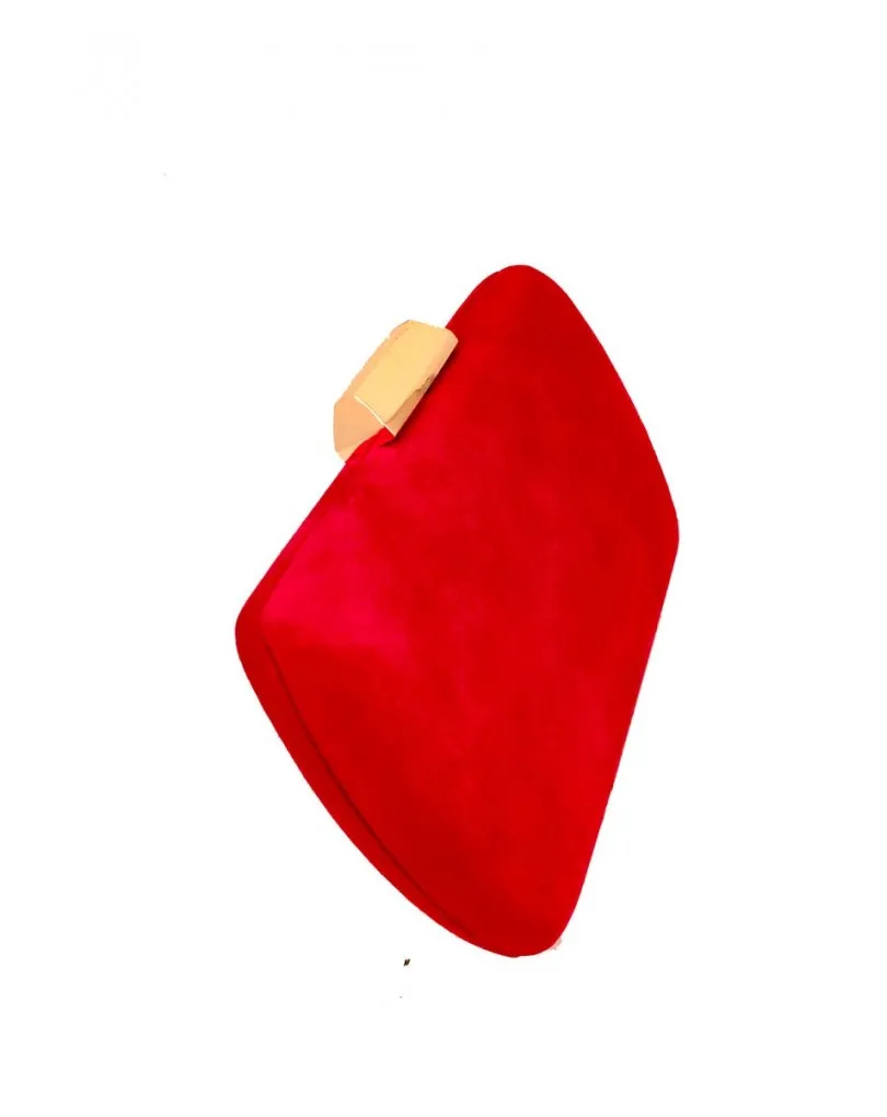 BOLSOS DE FIESTA ROJO EN ANTELINA