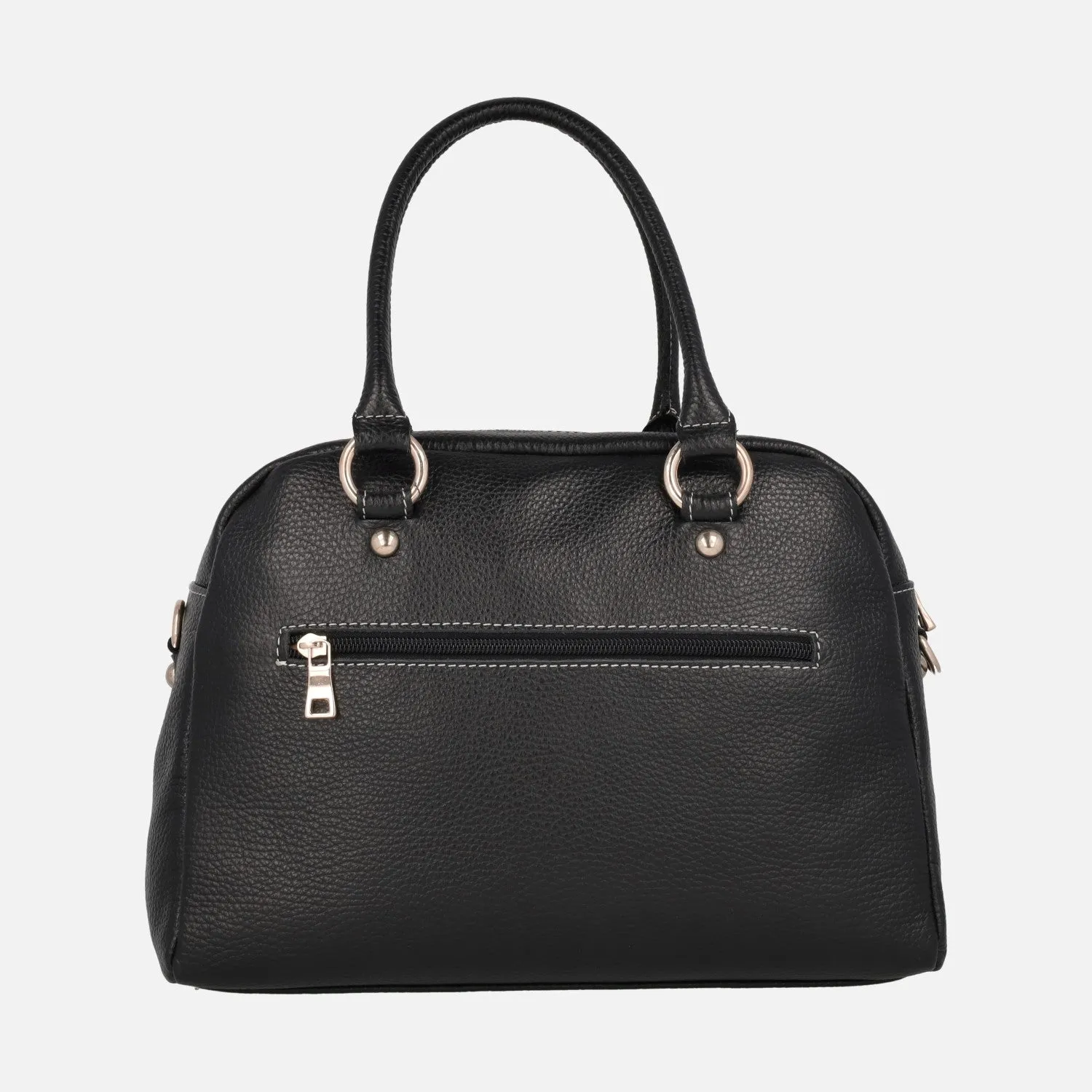 Bolsos de mano en piel estilo bowling