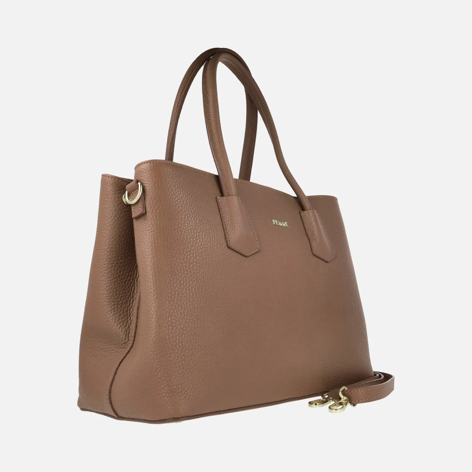 Bolsos de mano en piel grabada de Femme