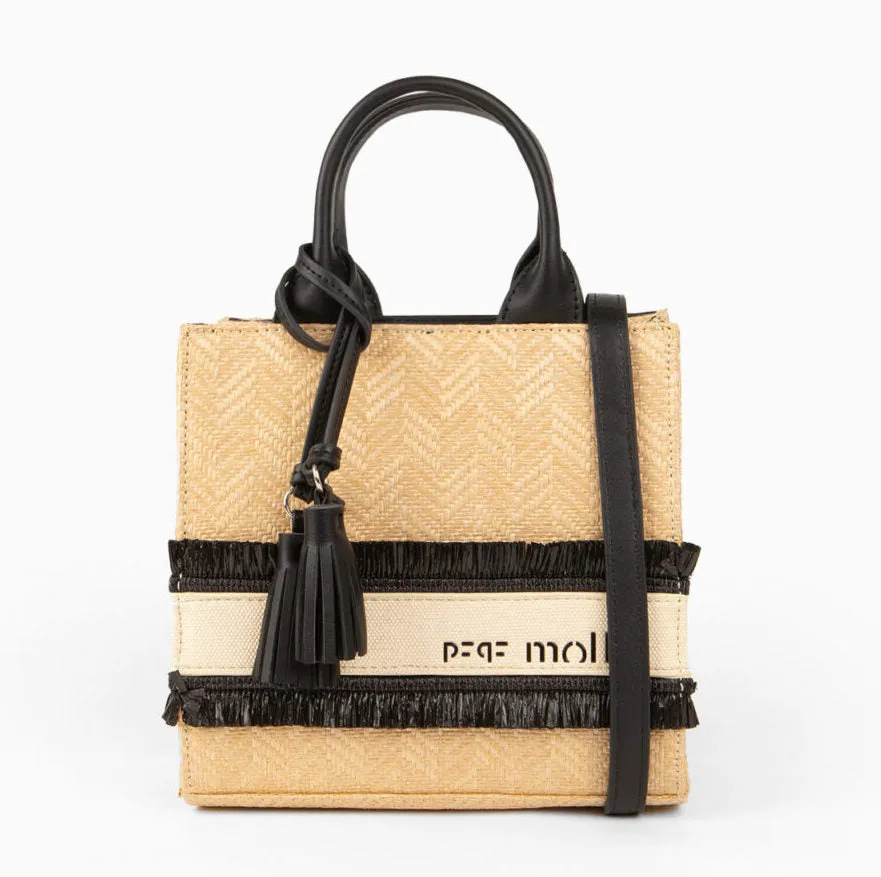 Bolsos de mano en rafia Pepe Moll 231292