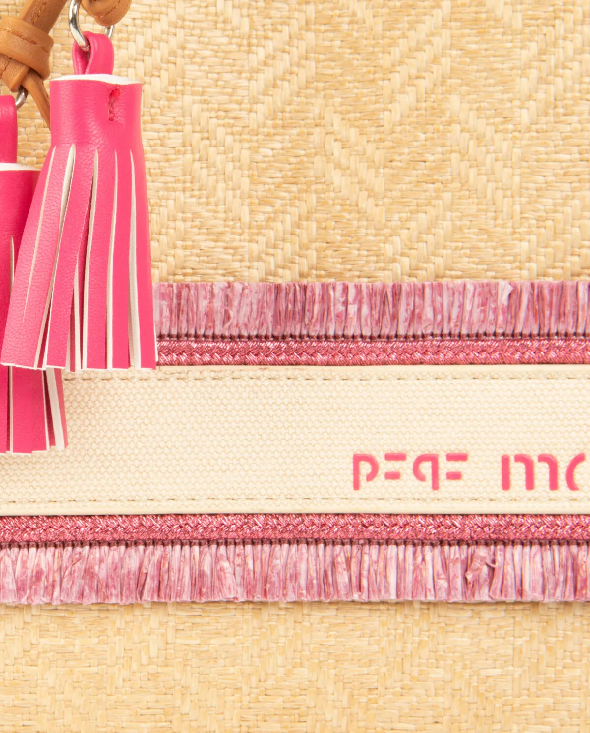 Bolsos de mano en rafia Pepe Moll 231292