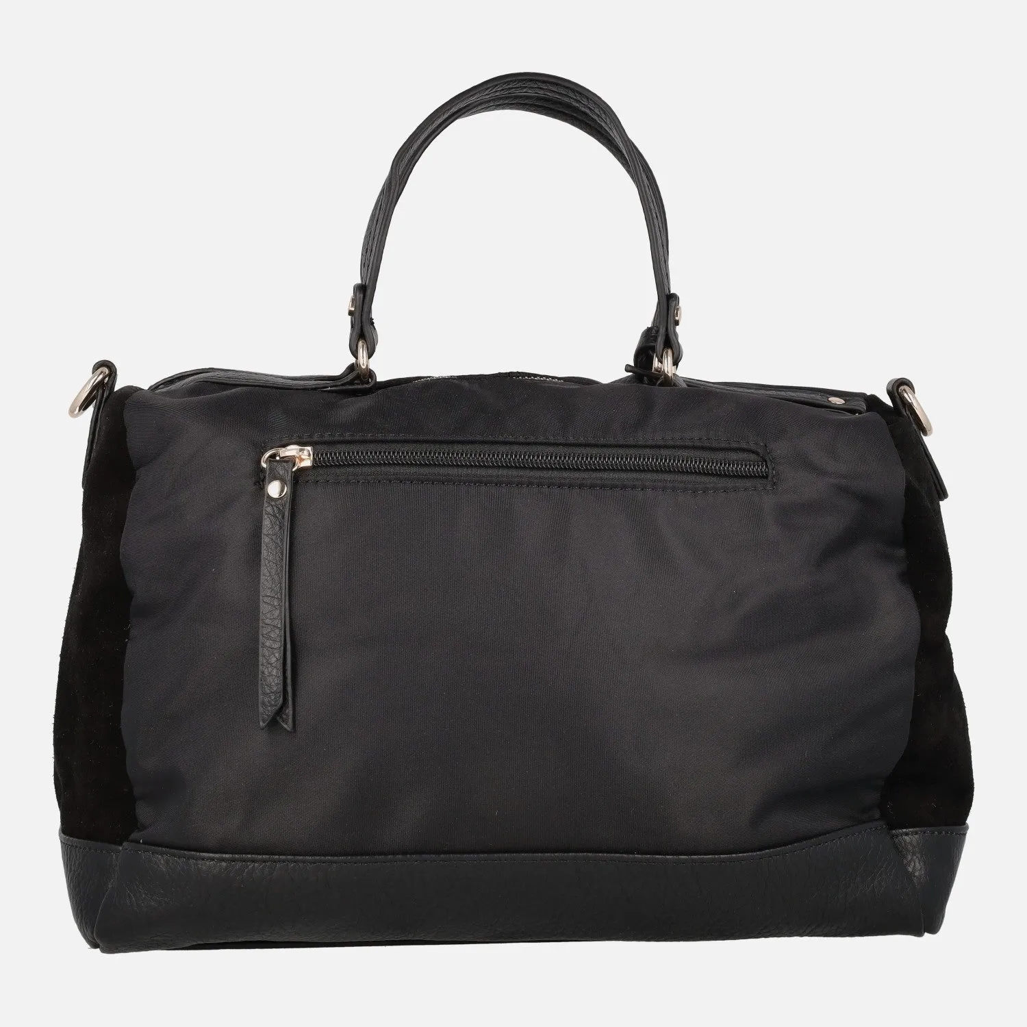 Bolsos de mujer en Nylon combinado con serraje de la marca Carmela