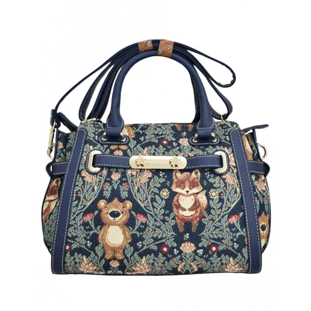 BOLSOS TIPO SATCHEL ESTAMPADA HENNEY BEAR H041