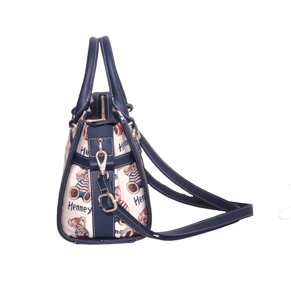 BOLSOS TIPO SATCHEL ESTAMPADA HENNEY BEAR H041