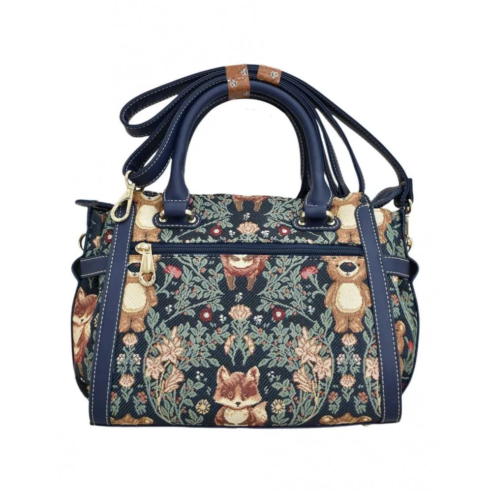 BOLSOS TIPO SATCHEL ESTAMPADA HENNEY BEAR H041