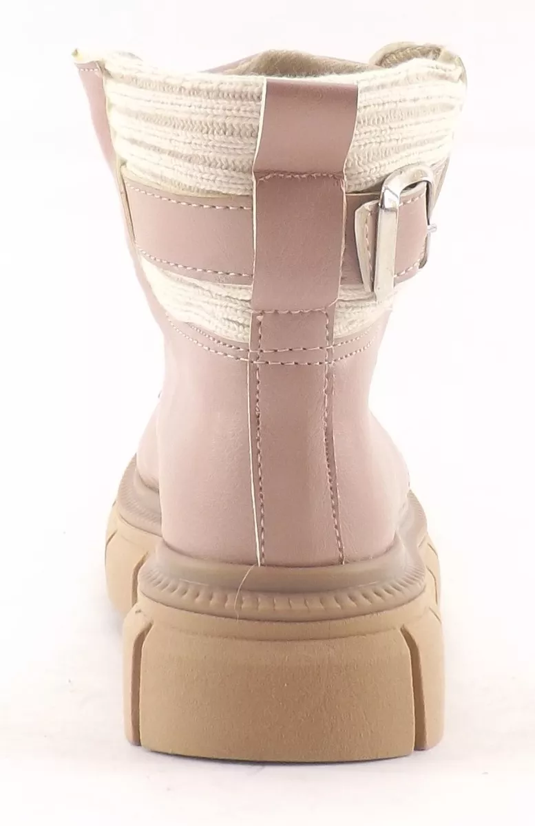 Borcegos Botas Nena Niña Plataforma Hebilla 1120 Carg
