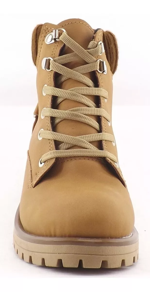 Borcegos Dama Mujer Acordonado Botas Puño Comodos 699 Carg