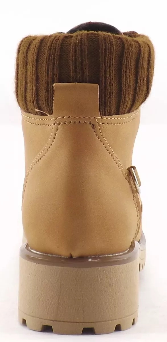 Borcegos Dama Mujer Acordonado Botas Puño Comodos 699 Carg