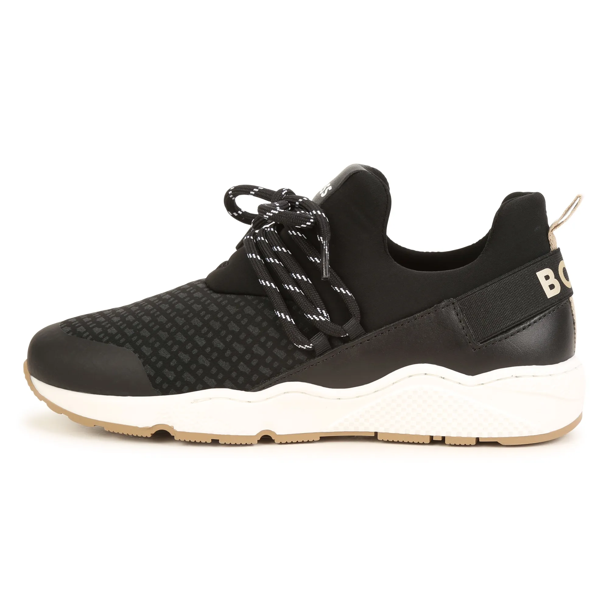 BOSS Deportivas cordones con cuero