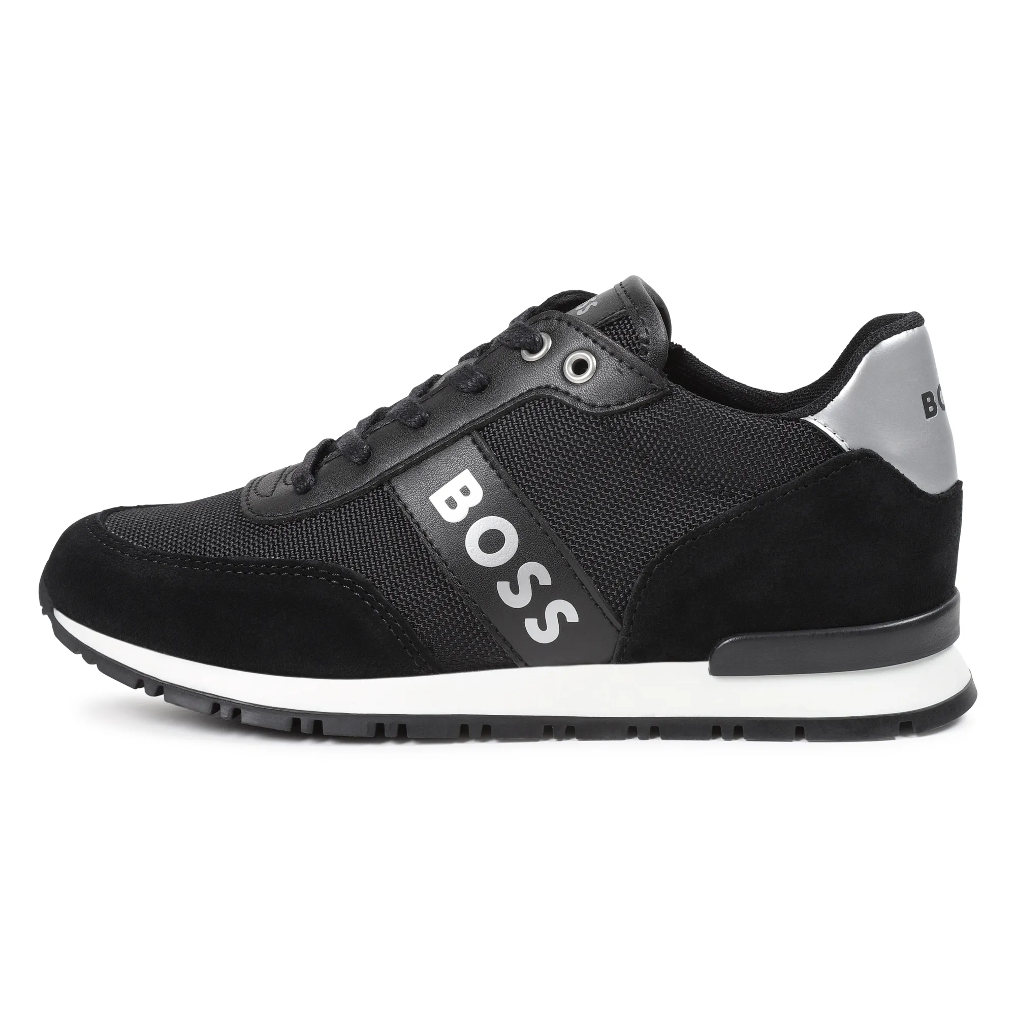 BOSS Deportivas de cordones y cuero