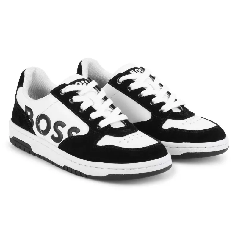 BOSS Deportivas de cordones y logo