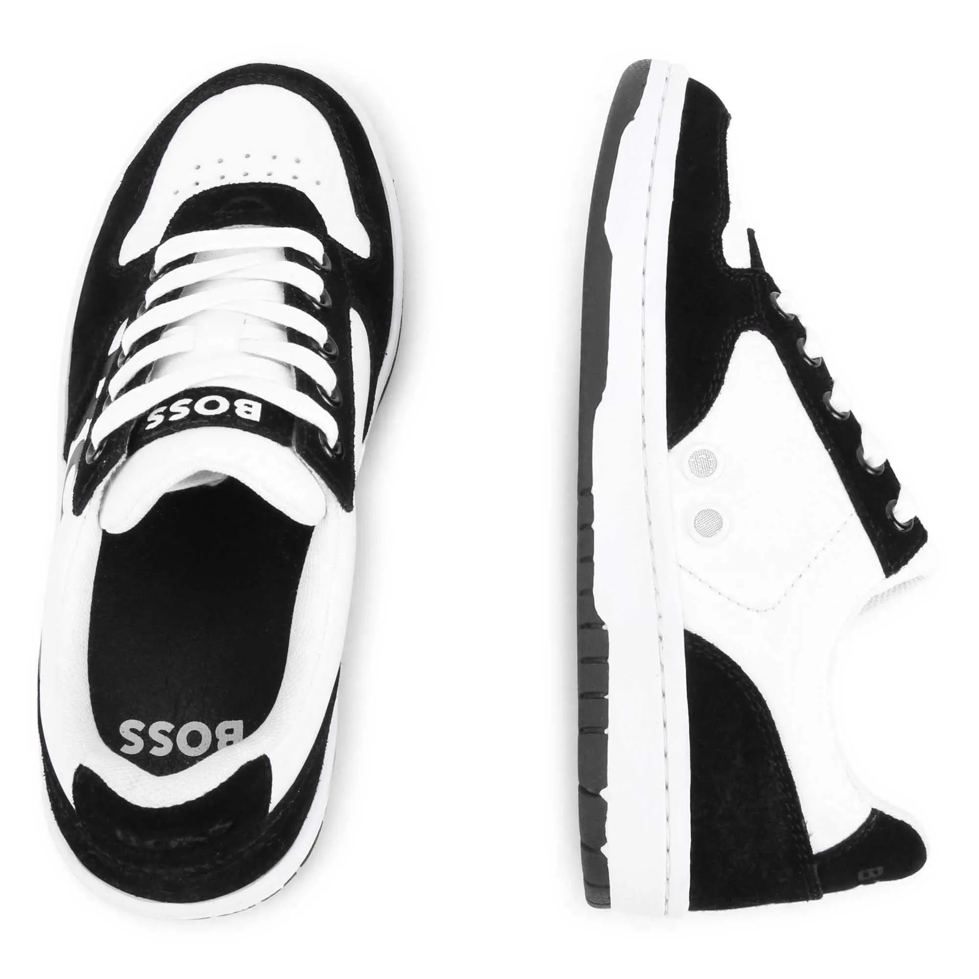 BOSS Deportivas de cordones y logo