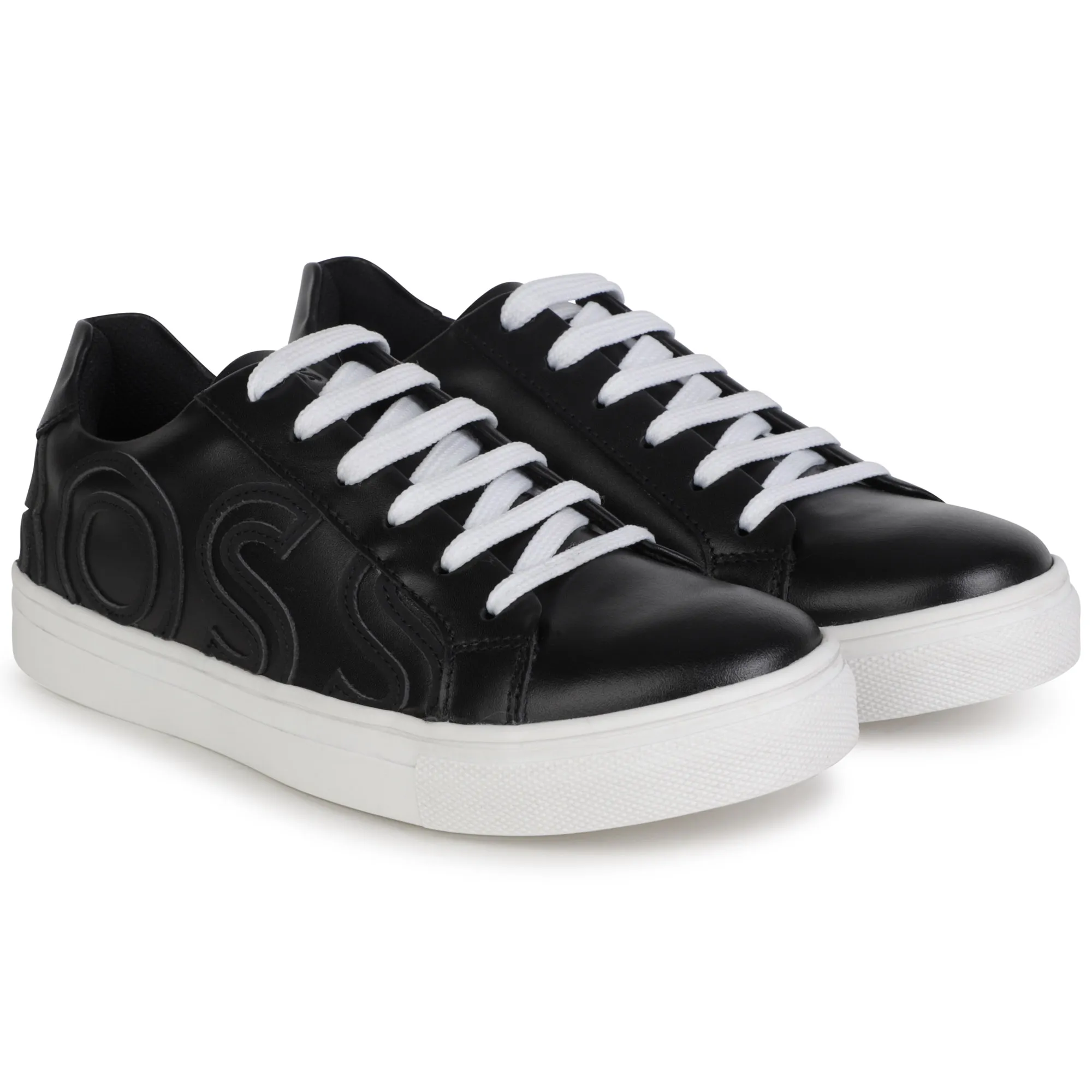 BOSS Deportivas de cordones y piel