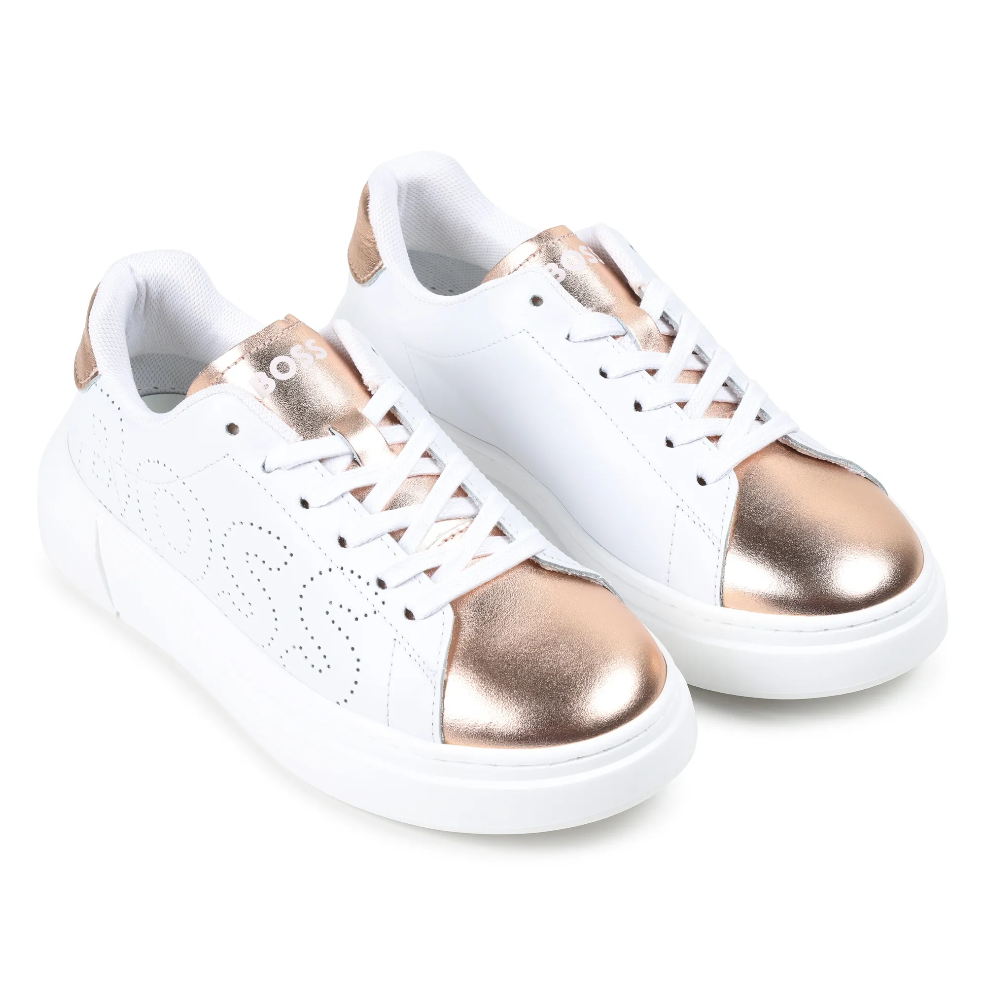 BOSS Deportivas de cuero y cordones