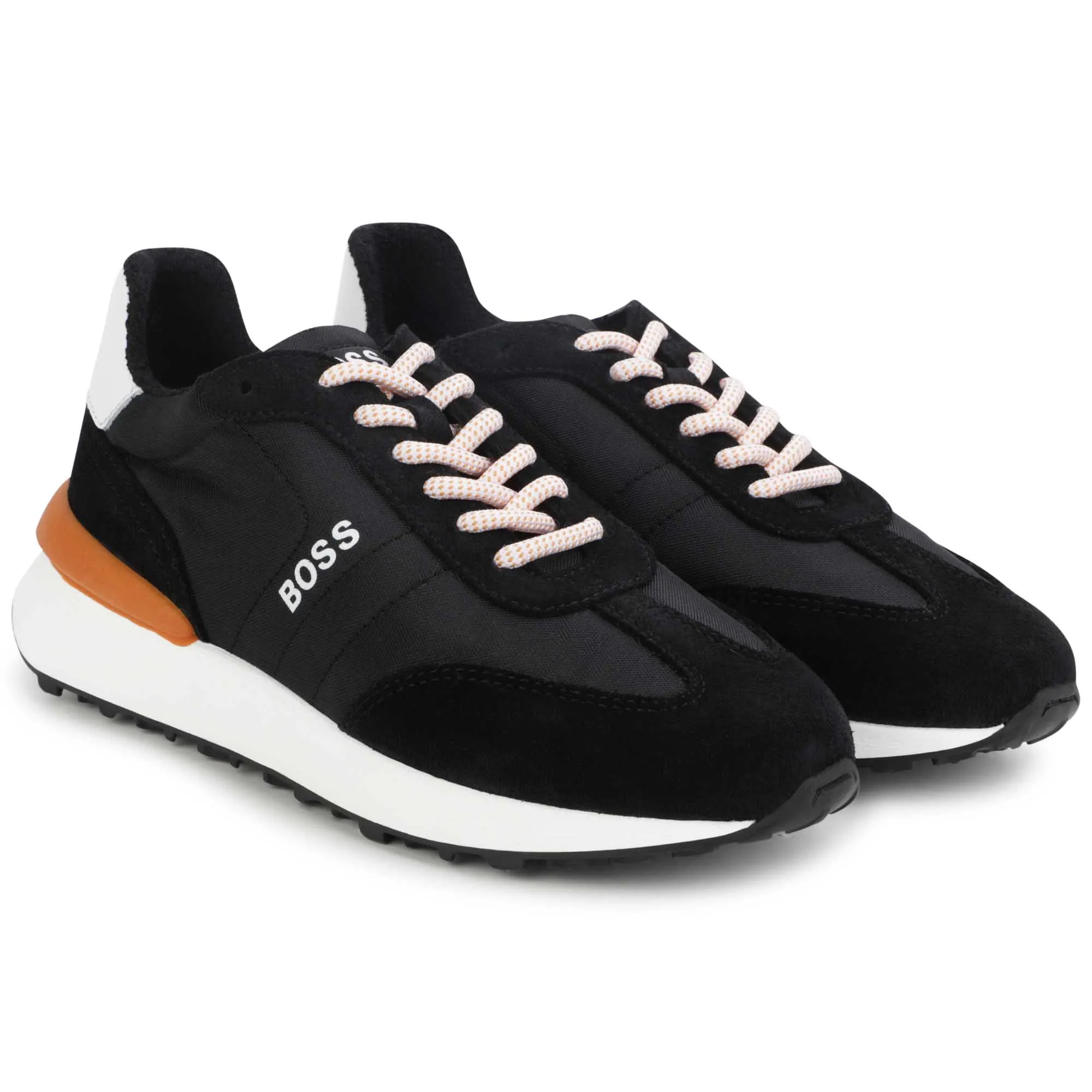 BOSS Deportivas de piel y cordones