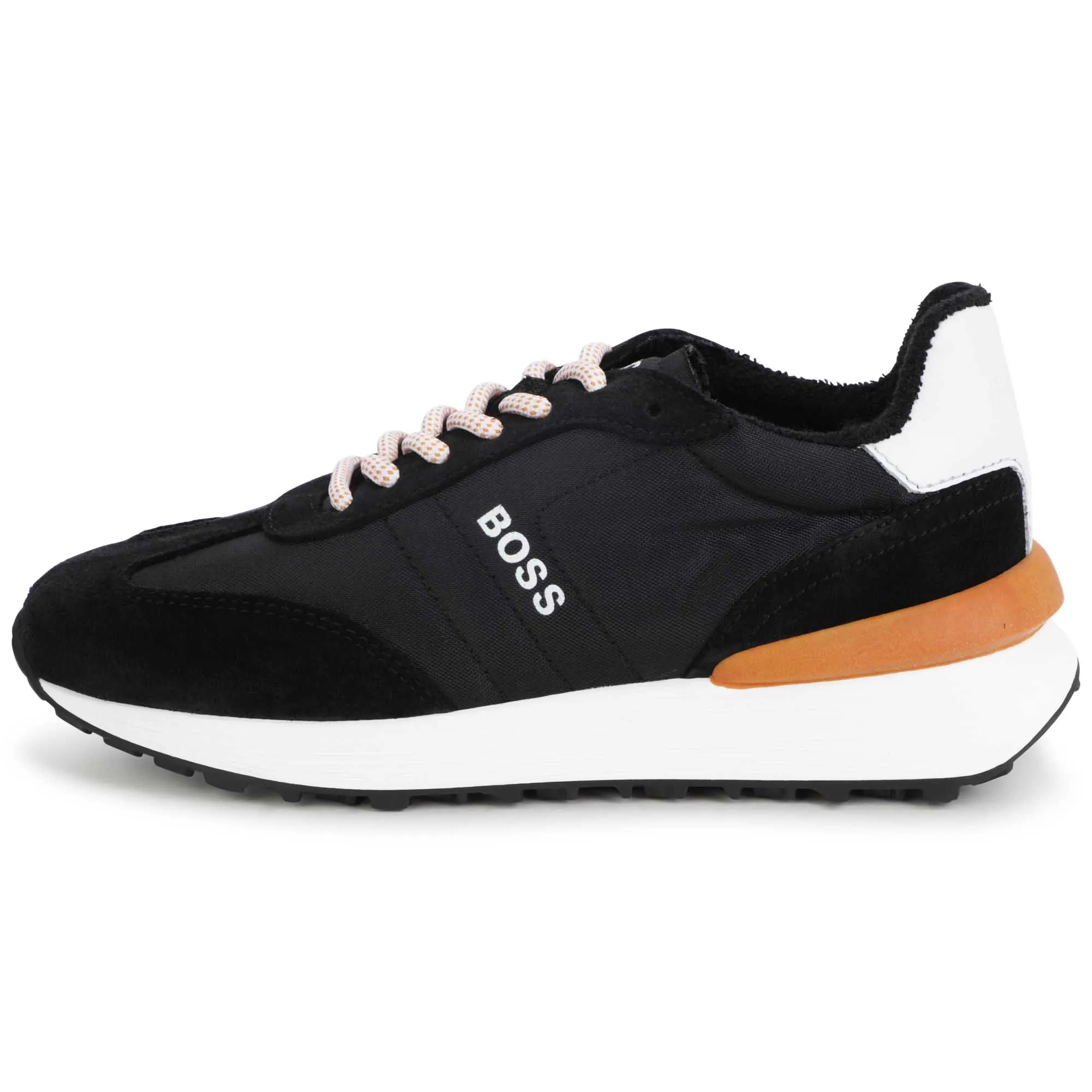 BOSS Deportivas de piel y cordones