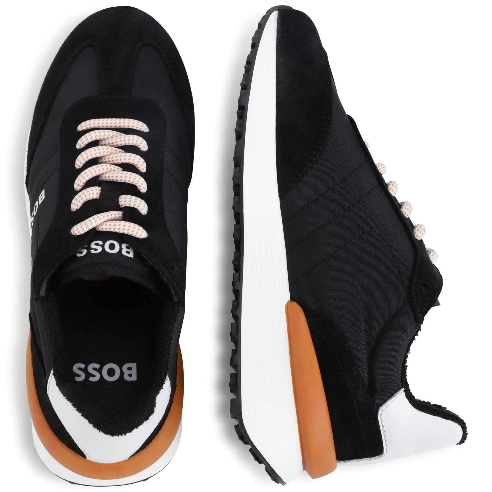 BOSS Deportivas de piel y cordones