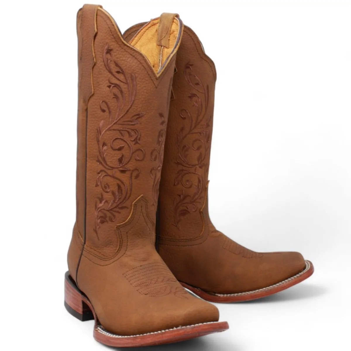 Botas Altas de Cuero para Mujer en Horma Rodeo